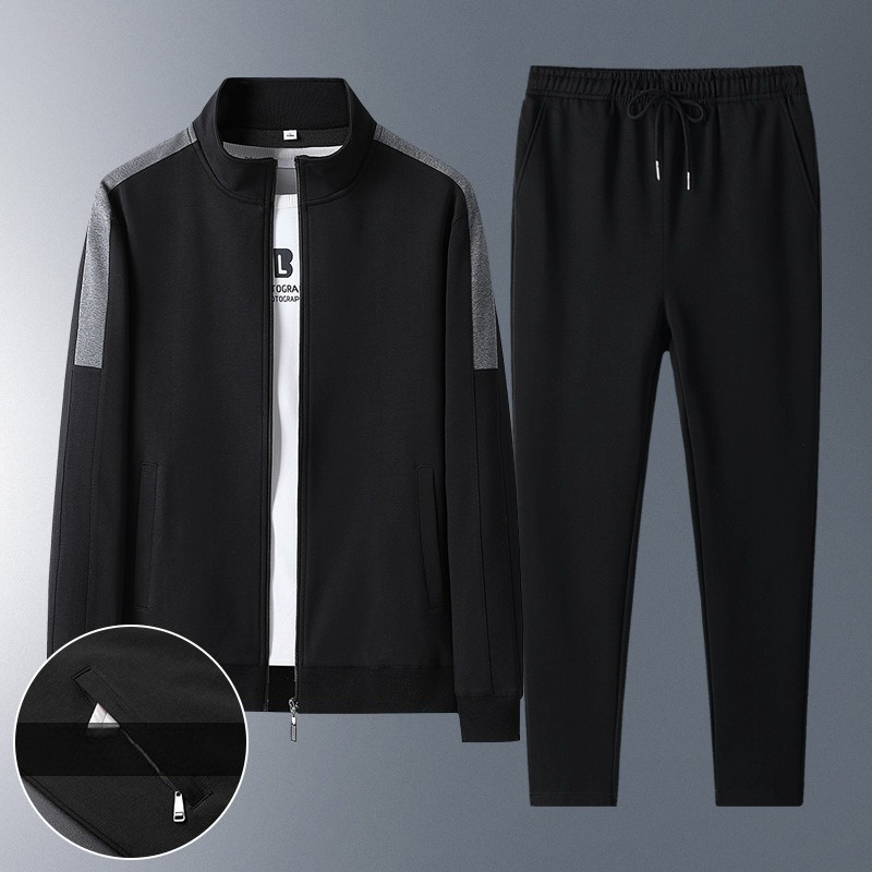 Running Gear Plus Size - الراحة 2025 الخريف الرجال مجموعات الجري