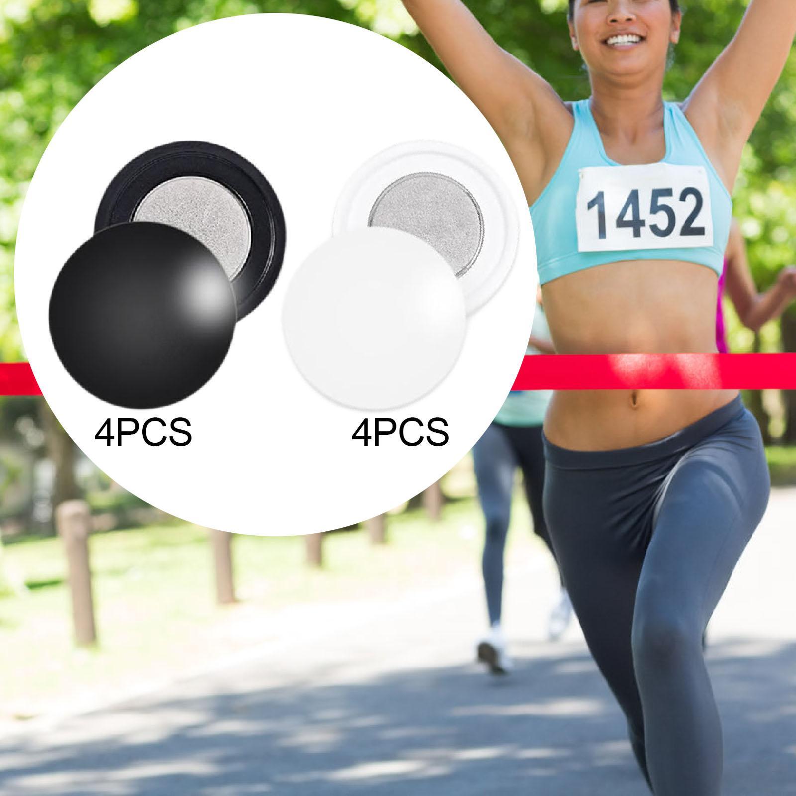 Running Gear Satisfy - 4 أزواج من مشابك مريلة السباق