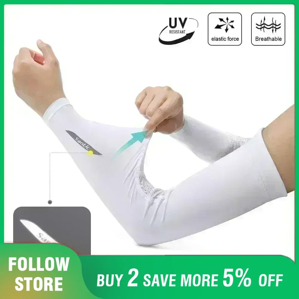 Running Gear Satisfy - أكمام ضغط الذراع الرياضية من سانتيك،
