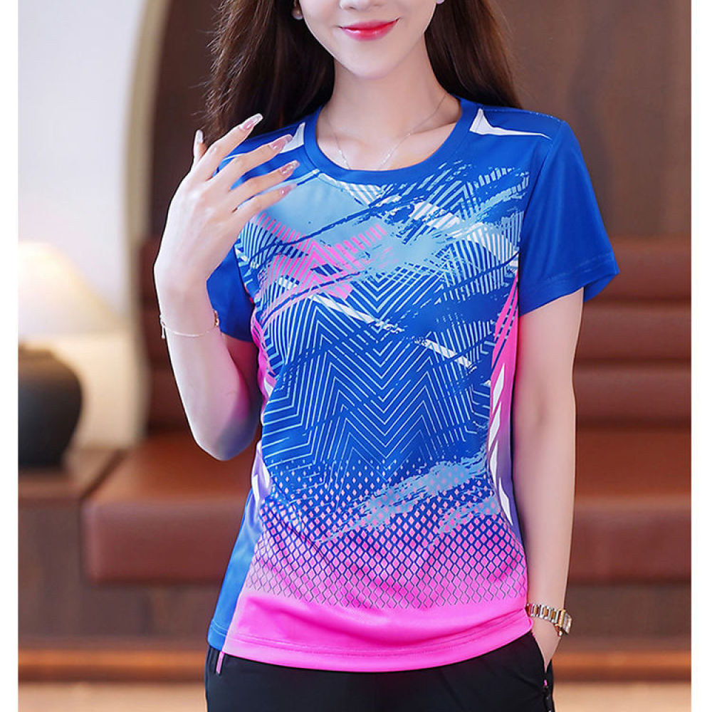 تي شيرت نسائي سريع الجفاف بأكم - مراجعة Running Gear Plus Size وسعره